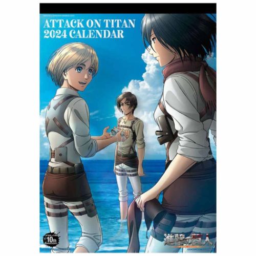 進撃の巨人 壁掛けカレンダー2024年 2024 Calendar アニメキャラクター
