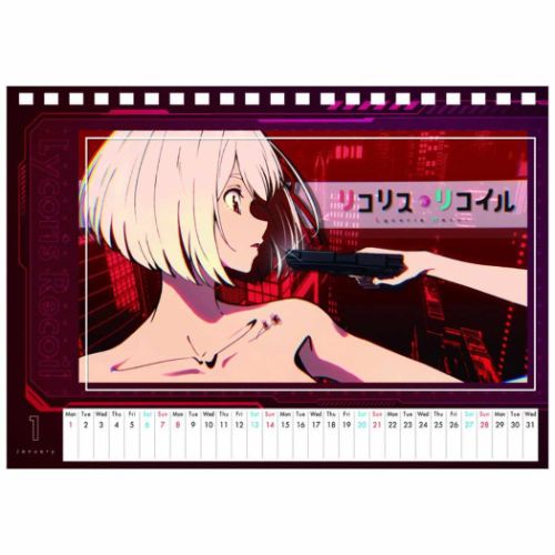 2024 Calendar 卓上 リコリスリコイル 卓上カレンダー2024年｜cinemacollection｜02