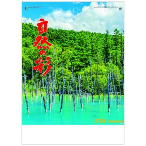 2024 Calendar 自然の彩 壁掛けカレンダー2024年 トライエックス