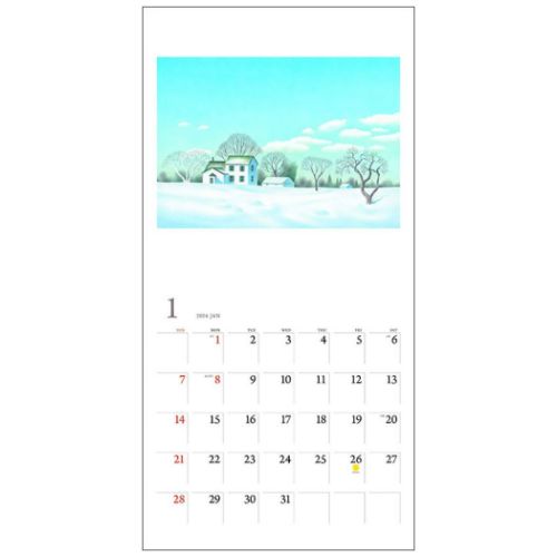 壁掛けカレンダー2024年 黒井健 2024 Calendar トライエックス｜cinemacollection｜02