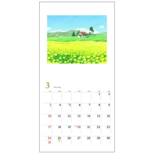 壁掛けカレンダー2024年 黒井健 2024 Calendar トライエックス｜cinemacollection｜04