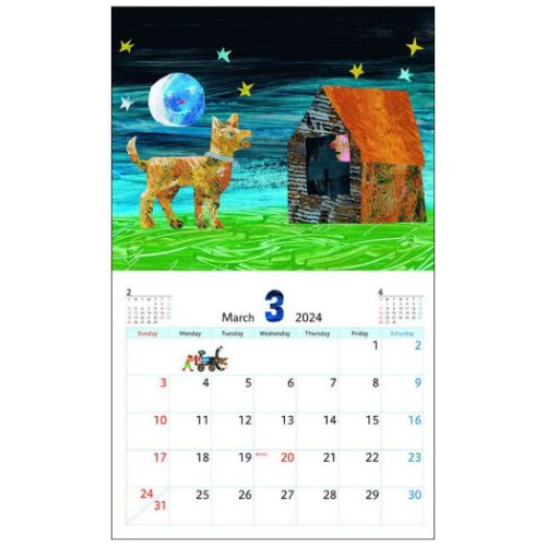 2024 Calendar エリックカール ベストコレクション 壁掛けカレンダー2024年｜cinemacollection｜04