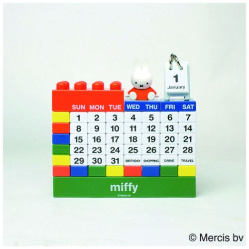 ミッフィー 万年ブロックカレンダー ディックブルーナ 2024 Calendar 絵本キャラクター