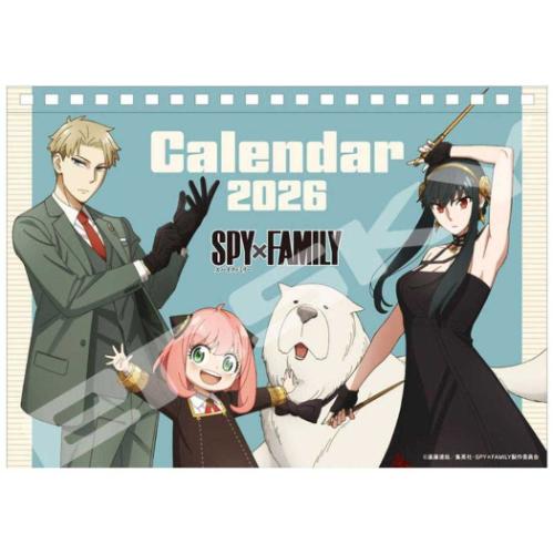卓上 スパイファミリー SPY FAMILY 卓上カレンダー2026年 2026