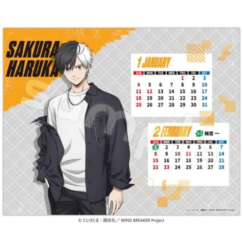 2026 Calendar 卓上カレンダー2026年 卓上 WIND BREAKER トライ