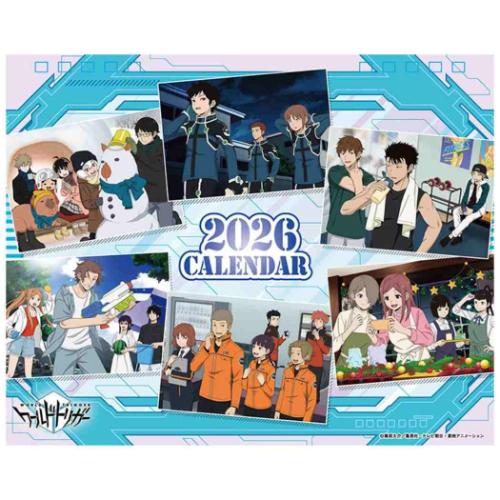 2026 Calendar 卓上 ワールドトリガー 卓上カレンダー2026年 少年