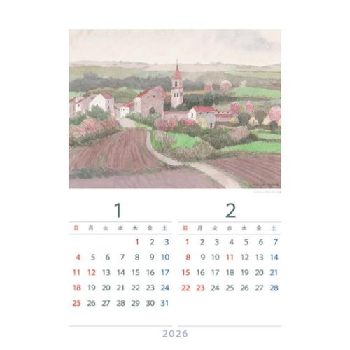 壁掛けカレンダー2026年 2026 Calendar 安野光雅 トライエックス