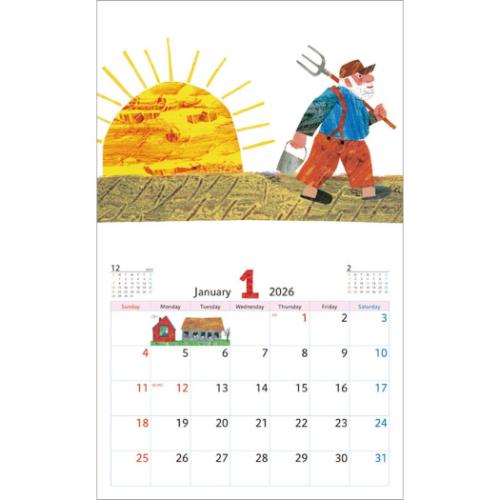 2026 Calendar 壁掛けカレンダー2026年 エリック・カールベスト