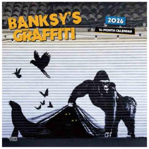 2026 Calendar バンクシー 輸入版 壁掛けカレンダー2026年