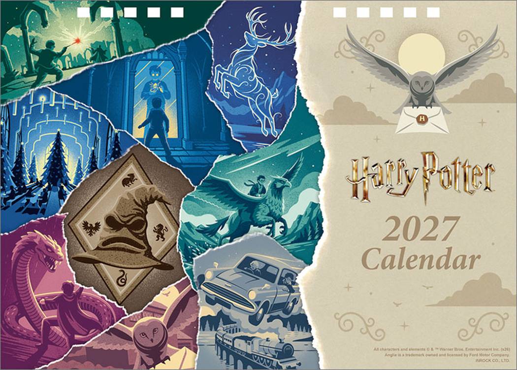 ハリー・ポッター 2027 Calendar 卓上カレンダー2027年 令和9年暦