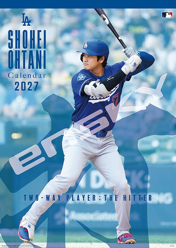 大谷翔平/打者編 2027 Calendar 壁掛けカレンダー2027年 令和9年暦 MLB