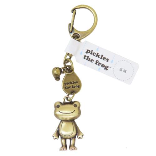 キーリング キャストキーホルダー かえるのピクルス 真鍮フルビ 銀フルビ 牛久保工芸社 キーホルダー