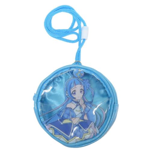 キミとアイドルプリキュア アニメキャラクター キッズポシェット PVCネックポーチ キュアウインク