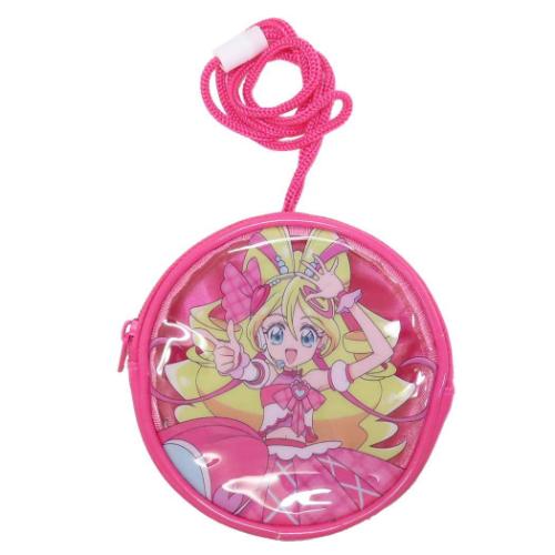 キミとアイドルプリキュア PVCネックポーチ キッズポシェット アニメキャラクター キュアアイドル