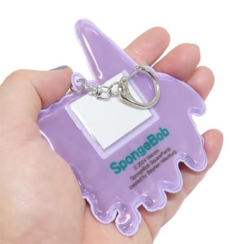 スポンジボブ キーリング ぴかぴかキーホルダー B柄 ユニック