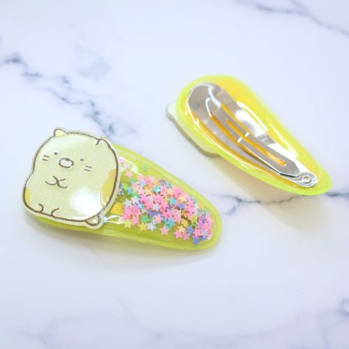 ファンシーぱっちん2 クリップ すみっコぐらし ねこ サンエックス ユニック ヘアクリップ キャラクター