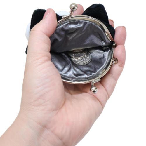 小銭入れ キャラがま ハローキティ サンリオ ブラック