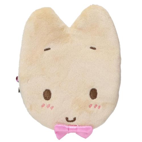 コインケース マシュマロみたいなふわふわにゃんこ カラビナ付き小銭