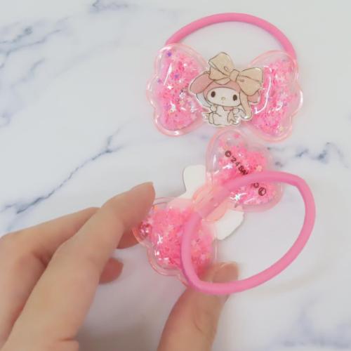 マイメロディ ヘアアクセ キラキラペアキャラゴム2 サンリオ ユニック