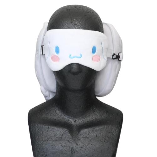シナモロール アイマスク付きトラベルクッション サンリオ トラベルまくら キャラクター