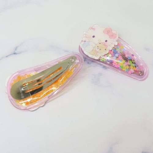 ハローキティ キャラクター ヘアアクセ ファンシーぱっちん5 2個セット サンリオ グッズ