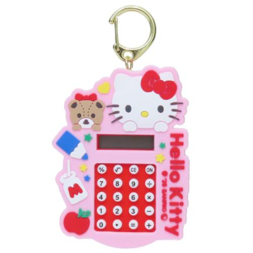 ハローキティ キャラクター 電卓 ミニ電卓キーホルダー2 サンリオ
