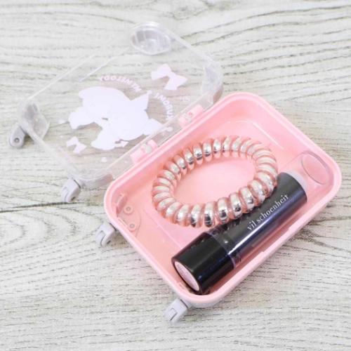 マイメロディ＆クロミ プチキャリーケース3 サンリオ 卓上収納 キャラクター ピンク