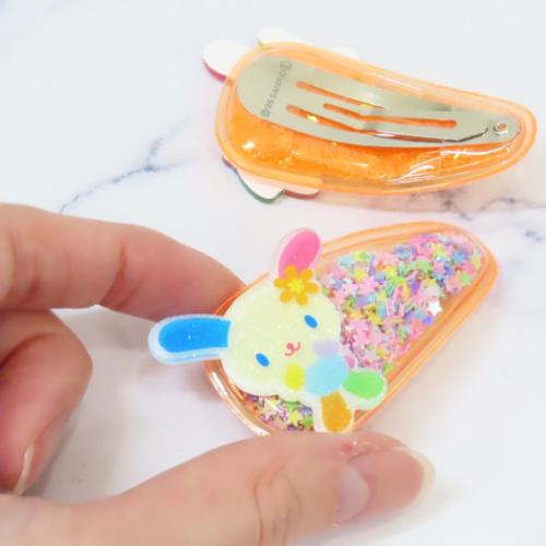 ファンシーパッチン6 ヘアクリップ ウサハナ ヘアアクセ サンリオ