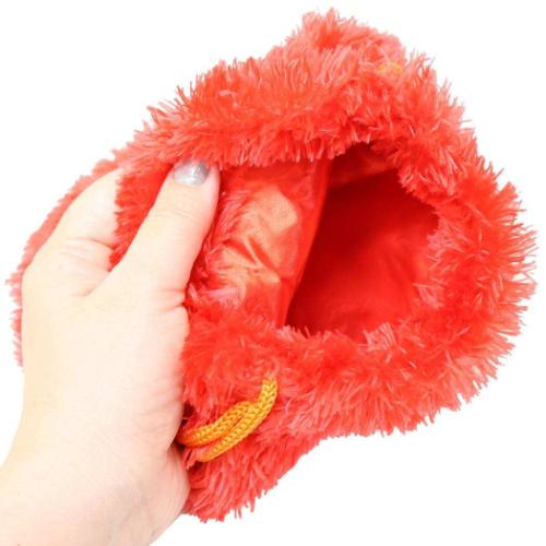 セサミストリート ぬいぐるみ巾着 巾着ポーチ キャラクター エルモ