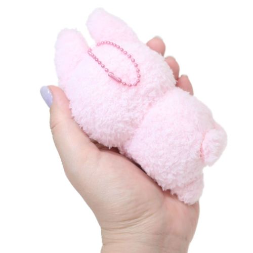 マスコット むしばポーズマスコット ボールチェーン うさぎ ユニック アニマル プレゼント かわいい ミニぬいぐるみ