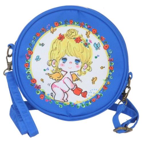 水森亜土 ラウンドポシェット ミニポーチ キャラクター テンシ