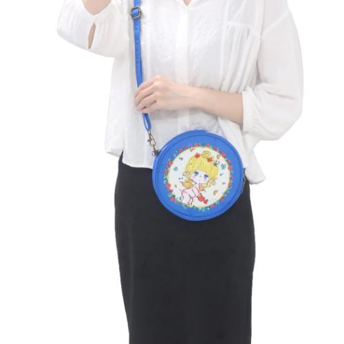 水森亜土 ラウンドポシェット ミニポーチ キャラクター テンシ