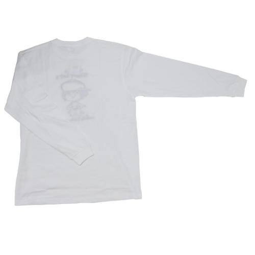 水森亜土 刺繍ロングスリーブT-SHIRTS Tシャツ オトコノコ