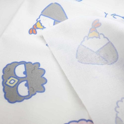 手ぬぐい はぴだんぶい てぬぐい サンリオ ワタナベ 5th おむすび