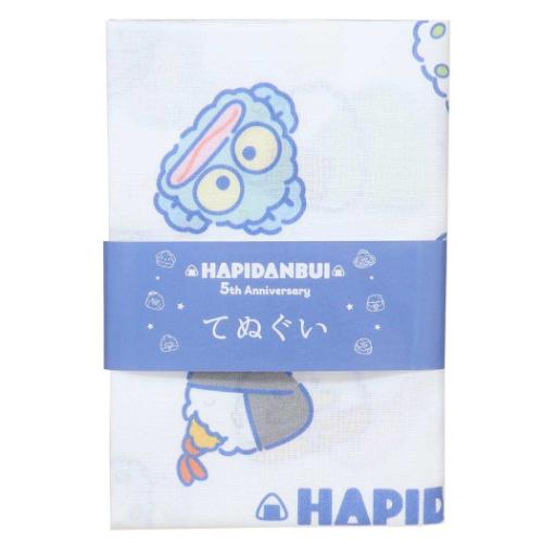 手ぬぐい はぴだんぶい てぬぐい サンリオ ワタナベ 5th おむすび