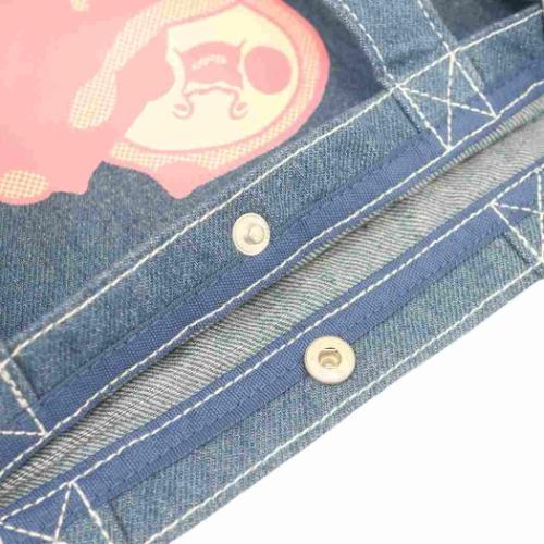 ショルダーバッグ こびとづかん デニムショルダーバッグ モモ