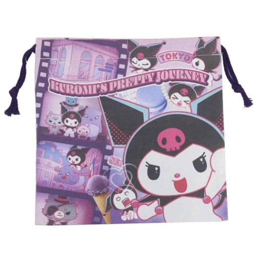 クロミ 巾着 巾着袋 ショートアニメデザイン サンリオ キャラクター