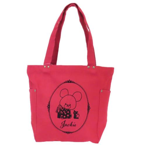 くまのがっこう 絵本キャラクター 手提げかばん ウォッシュキャンバス