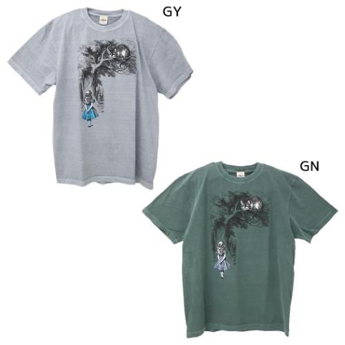 ピグメントTシャツ マクミランアリス Tシャツ T-SHIRTS ワタナベ チェシャー ネコ