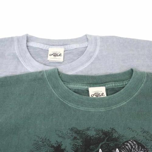 ピグメントTシャツ マクミランアリス Tシャツ T-SHIRTS ワタナベ