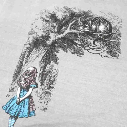 ピグメントTシャツ Tシャツ T-SHIRTS マクミランアリス チェシャー ネコ ワタナベ 半袖 キャラクター ピグメントTシャツ マクミランアリス Tシャツ T-SHIRTS ワタナベ