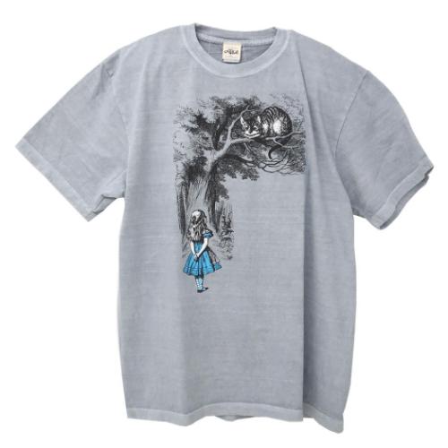 ピグメントTシャツ マクミランアリス Tシャツ T-SHIRTS ワタナベ チェシャー ネコ ピグメントTシャツ マクミランアリス Tシャツ T-SHIRTS ワタナベ