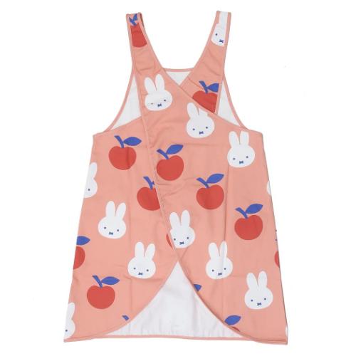 ミッフィー希少・bag in エプロンドレス 即納あり◇kids 2color ロングスリーブエプロンレースドレス