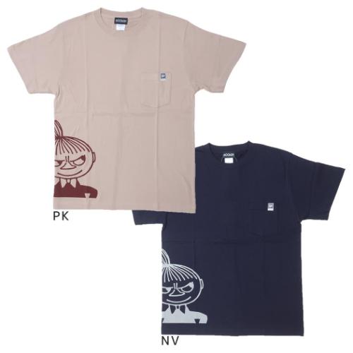 ムーミン キャラクター Tシャツ ピグメント染めT-SHIRTS リトルミイ NV Lサイズ 北欧 グッズ ムーミン リトルミイ ピグメント刺繍Tシャツ(L) ベージュ
