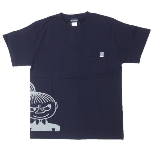 ムーミン グッズ Tシャツ 北欧 キャラクター ピグメント染めT-SHIRTS リトルミイ BG Lサイズ ピグメント刺しゅうTシャツLサイズ（リトルミイ/BG）MM-9112
