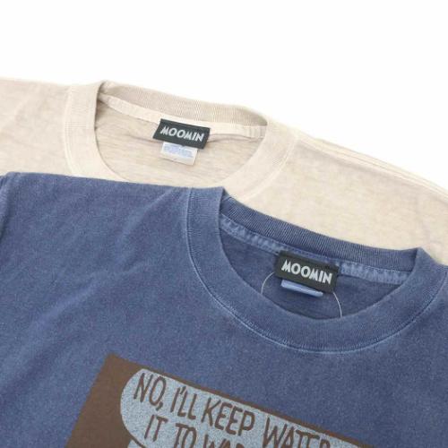 ムーミン グッズ Tシャツ 北欧 キャラクター ピグメント染めT-SHIRTS リトルミイ BG Lサイズ ムーミン グッズ Tシャツ キャラクター ピグメント染めT-SHIRTS