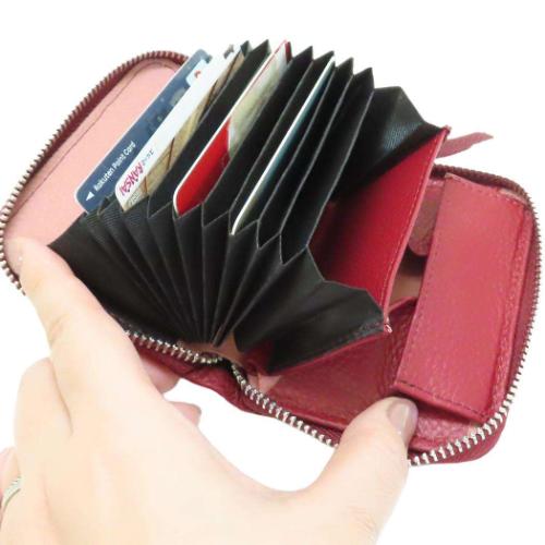 ムーミン 本革カードポーチ 北欧 小銭入れ＆カード入れ キャラクター