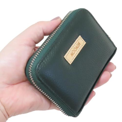 ムーミン 小銭入れ＆カード入れ 本革カードポーチ スナフキン 北欧