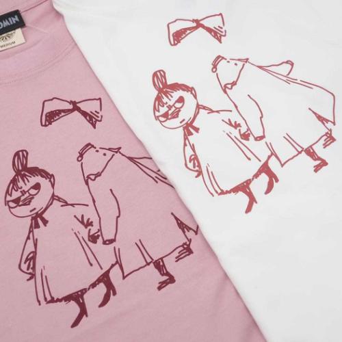 ムーミン Tシャツ オーガニックT-SHIRTS リトルミイ＆ニンニ Mサイズ
