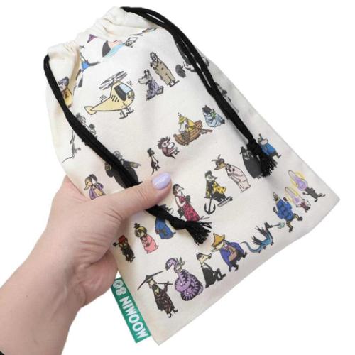 ムーミン 巾着袋 きんちゃくポーチ オールスター 北欧 ワタナベ